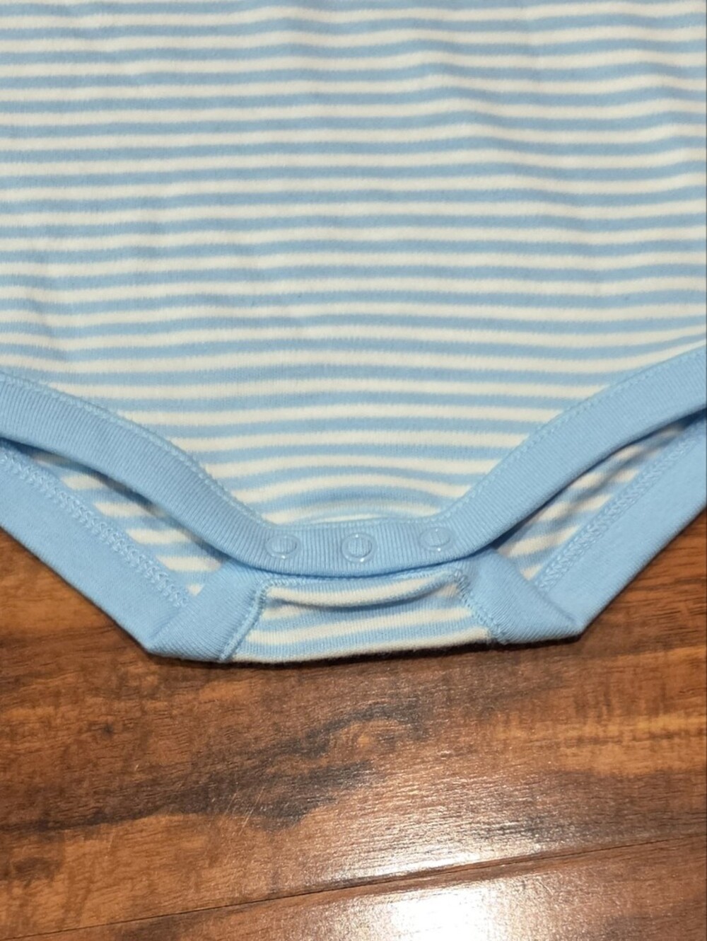 Gymboree NWT 0-3 Month Blue Hooded Sweatshirt, Pants, Striped Bodysuit & Booties - Picture 10 of 15